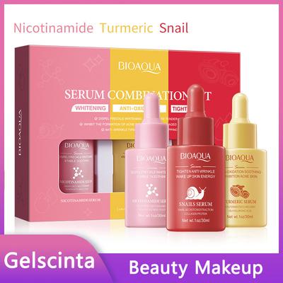 BIOAOUA Snail Turmeric Niacinamide Essence Set