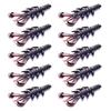 10Pcs/set Soft PVC Shrimp Lures Baits Swim Floating Sinking Lures Simulation Prawn Shrimp Fishing Tackle Lures Baits