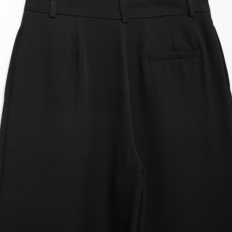 Kaslead New Arrival Women's Fashion Style Stylish Simple and Versatile Casual High Waist Wide Leg Pants 9929224