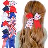 5 Inches Independence Day Kids Girls Hair Cute Bow Tie 4th of July Hair Band Hair Accessories Gifts for Girls
