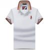 TrendHub Polo Shirt Men High Quality Cotton Mens Short Sleeve Solid Color Embroidery Business Casual Polo Shirt