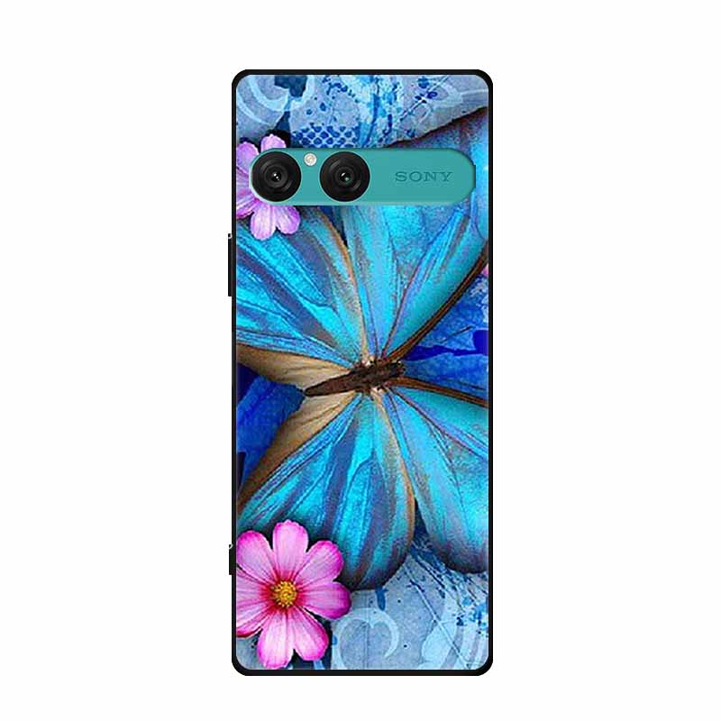 For Sony Xperia 10 VII Case Soft Silicone TPU Back Cover Protective Coque for Xperia10 VII 5G XQ-FE54 XQZ-CBFE Black Phone Cases