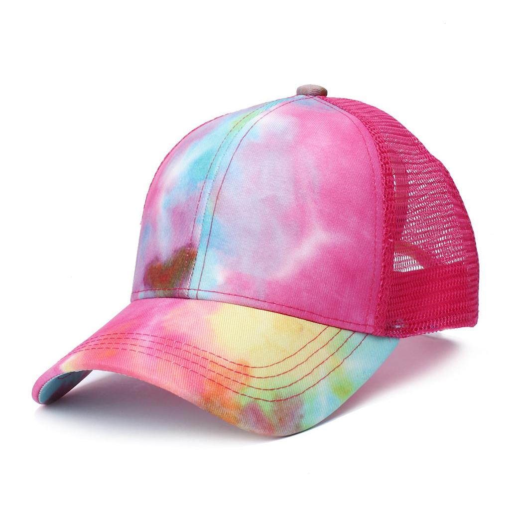 Outdoor Unisex Baseball Mesh Cap Open Multicolor Color Sun Hat Cap