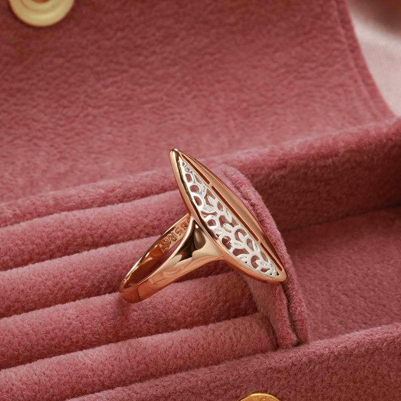 Kinel ethnischer Vintage-Ring aus Roségold für Damen