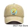 Fashion Cute SpongeBobs Baseball Cap Movie Cartoon Role Adult Men Women Sport Casual Sunshade Adjustable Anime Peaked Mesh Hat