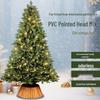 Three-Dimensional Glowing Christmas Tree with Lights for Home and Mall Decoration