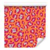 Pink Orange Leather Wallpaper Coral and Pink for Living Room and Bedroom 50x1000