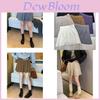 Elegant Knit Pleated Skirt For Women With Elastic Waist For Office Wear