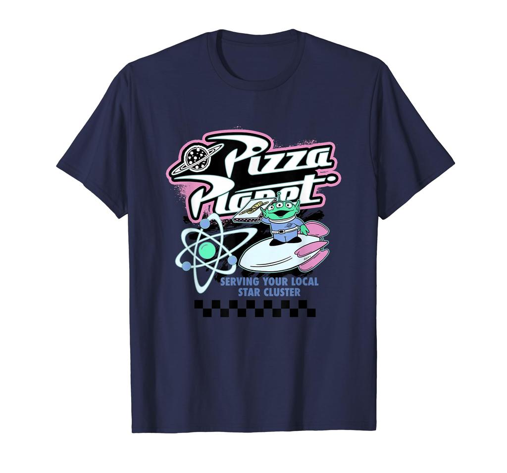 Disney Pixar Toy Story Pizza Planet Retro Neon Retro Poster T-Shirt