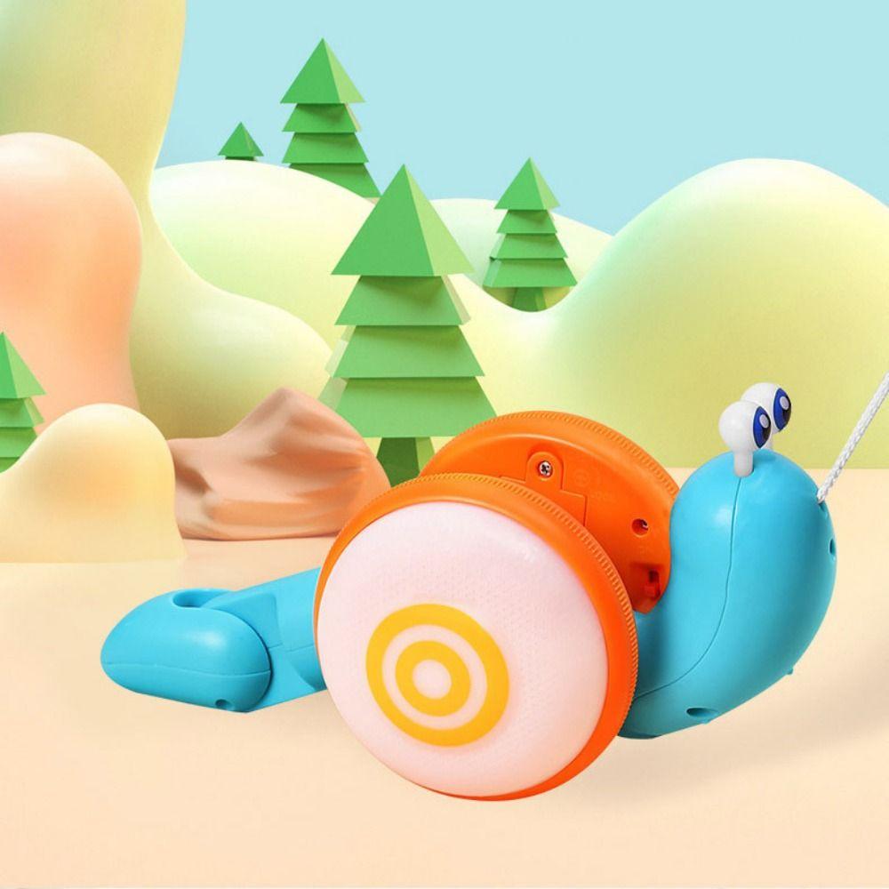 Baby Walker Pull String Snail Car Toy Learning To Walk Pull-Along Snail Toy Early Education
