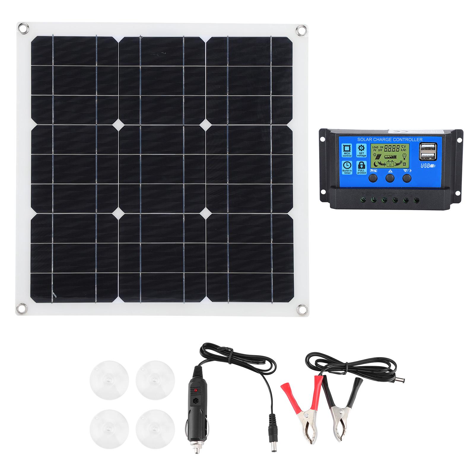 

Solar Panels Outdoor Portable Monocrystalline Photovoltaic Solar Charger with Controller