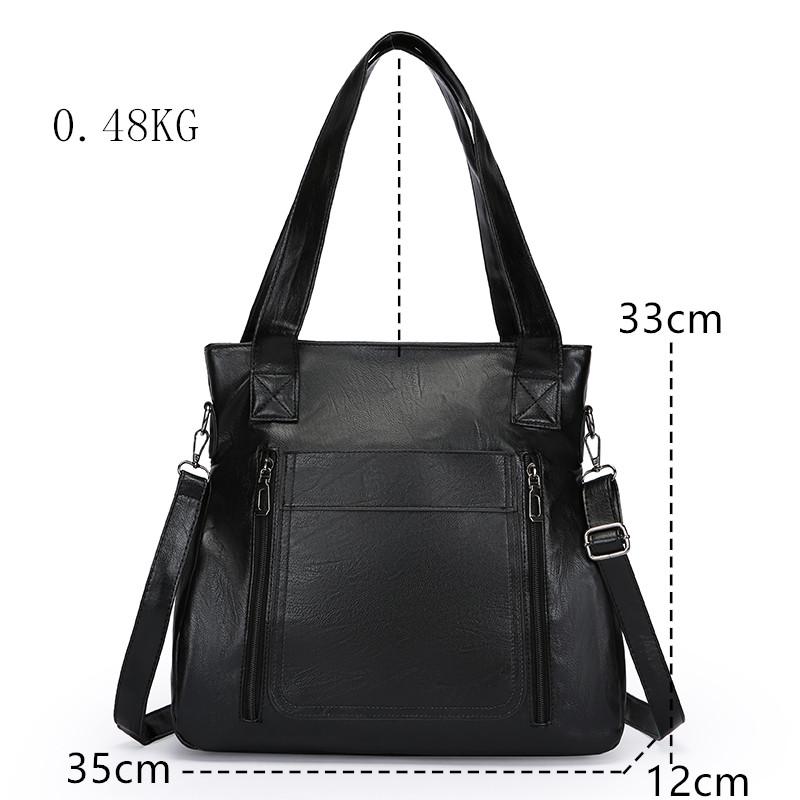 Genuine Women Luxury Handbag Branded Designer Soft Leather Large Capacity Shoulder Crossbody Bags for Female Elegant Tote Sac