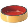 Sushi Plate Chirashi Sushi DX White Wood with Red and Black Made In Japan J-kitchens (Sushi Oke, Oke) 6-inch Oke, Interior,