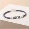 Korean Style Princess & Knight Woven Bracelets: Personalized Couple Jewelry Gift