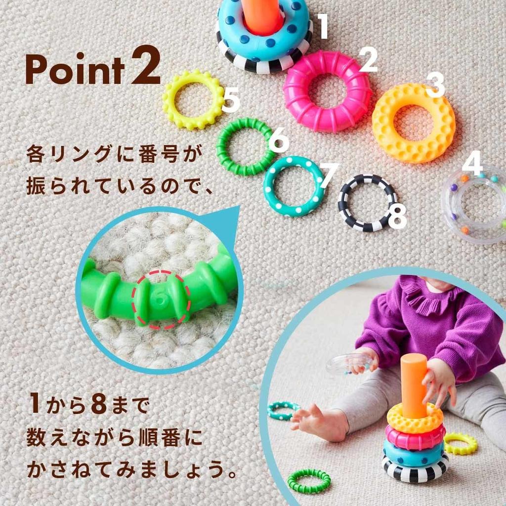 SASSY Stacking Ring Educational Shape Matching Toy for TYSA80758N Tower, Babies,