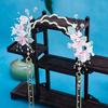 Flower Hanfu Tassel Hair Hoop Beads Swaying Fairy Headwear Chinese Ancient Hairband  Girls