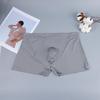 Men's Seamless Ultra-thin Ice Silk Boxer Briefs - 3D Molded, Breathable, Comfortable One-piece Design