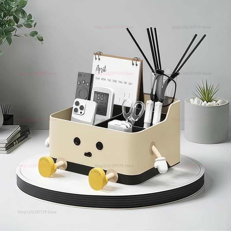 Desktop Storage Box Organizer for Living Room Remote Control Keys Phone Office Dorm Cosmetics Stationery Organizer Home Supplie
