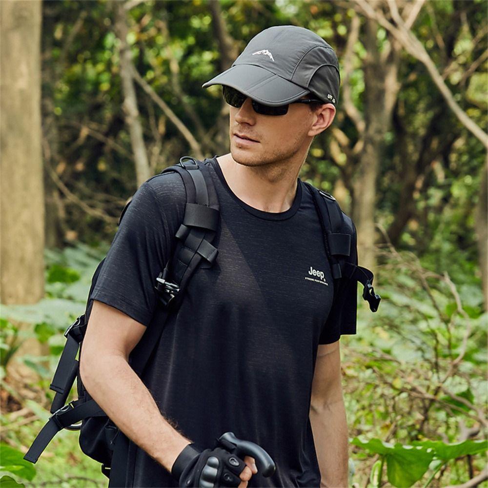 Quick Drying Outdoor Hat Foldable Sport Cap Men Women Baseball Cap  Hiking Mountaineering
