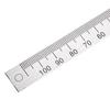 uxcell Center Measuring Ruler, Workbench Ruler, 110mm - 0-110mm Measuring Range, Adhesive Tape, Aluminum, with Hole (From Center)