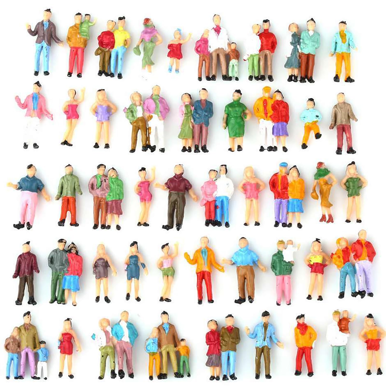 Коллекция пейзажей NASSIA, 1:87 Масштабных Фигурок, 50 Фигурок, для Диорам и DIY