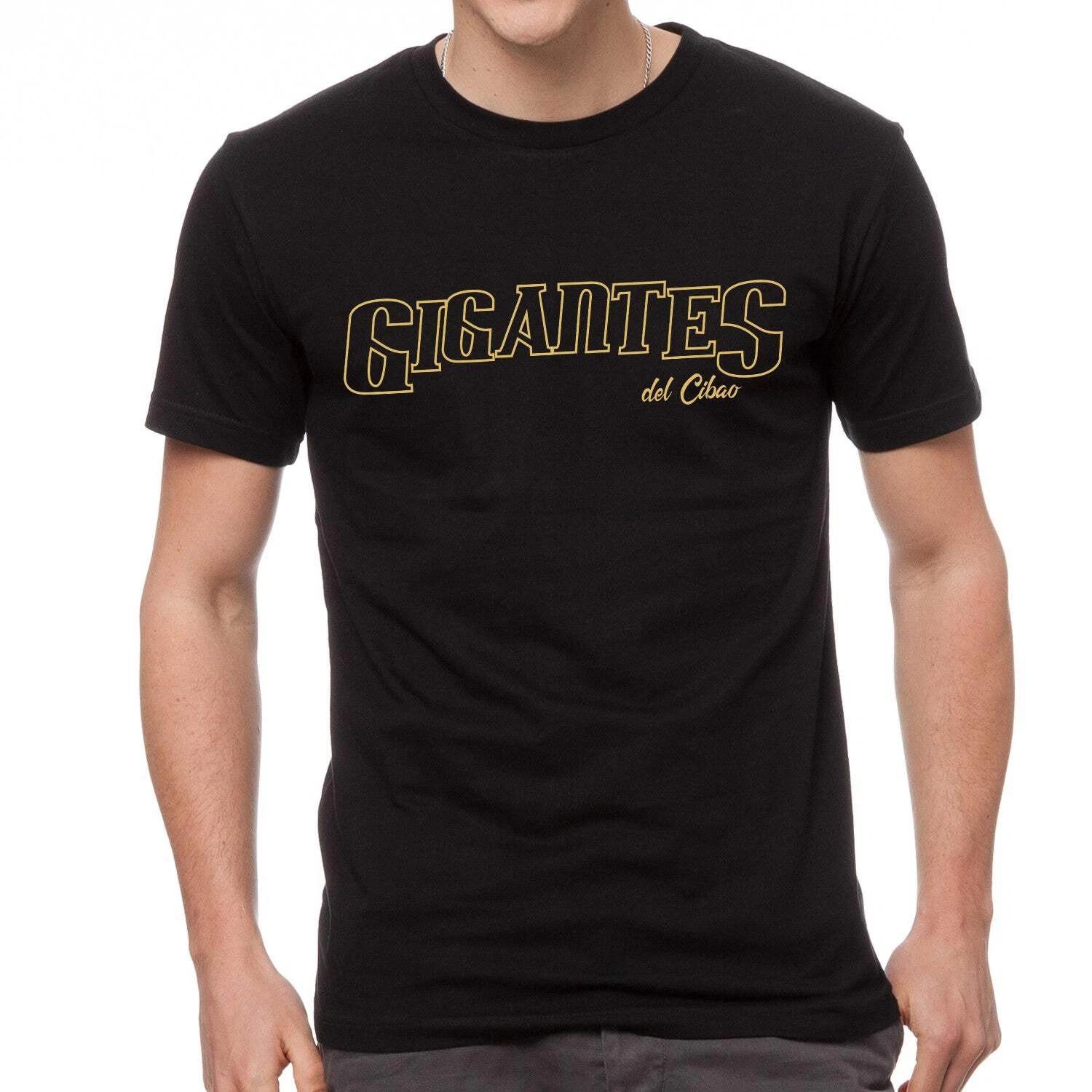 Gigantes del Cibao Gold Outline T shirt 3XL