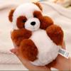 Stuffed Doll Panda Sleeping Basket Baby Toys Hedgehog Animals Basket Plush Toys  Car Ornaments