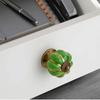 New Pumpkin Shape Cabinet Handles Single Hole Colorful Door Knobs Decorative Rustic Finish Drawer Pulls Drawer Hardware