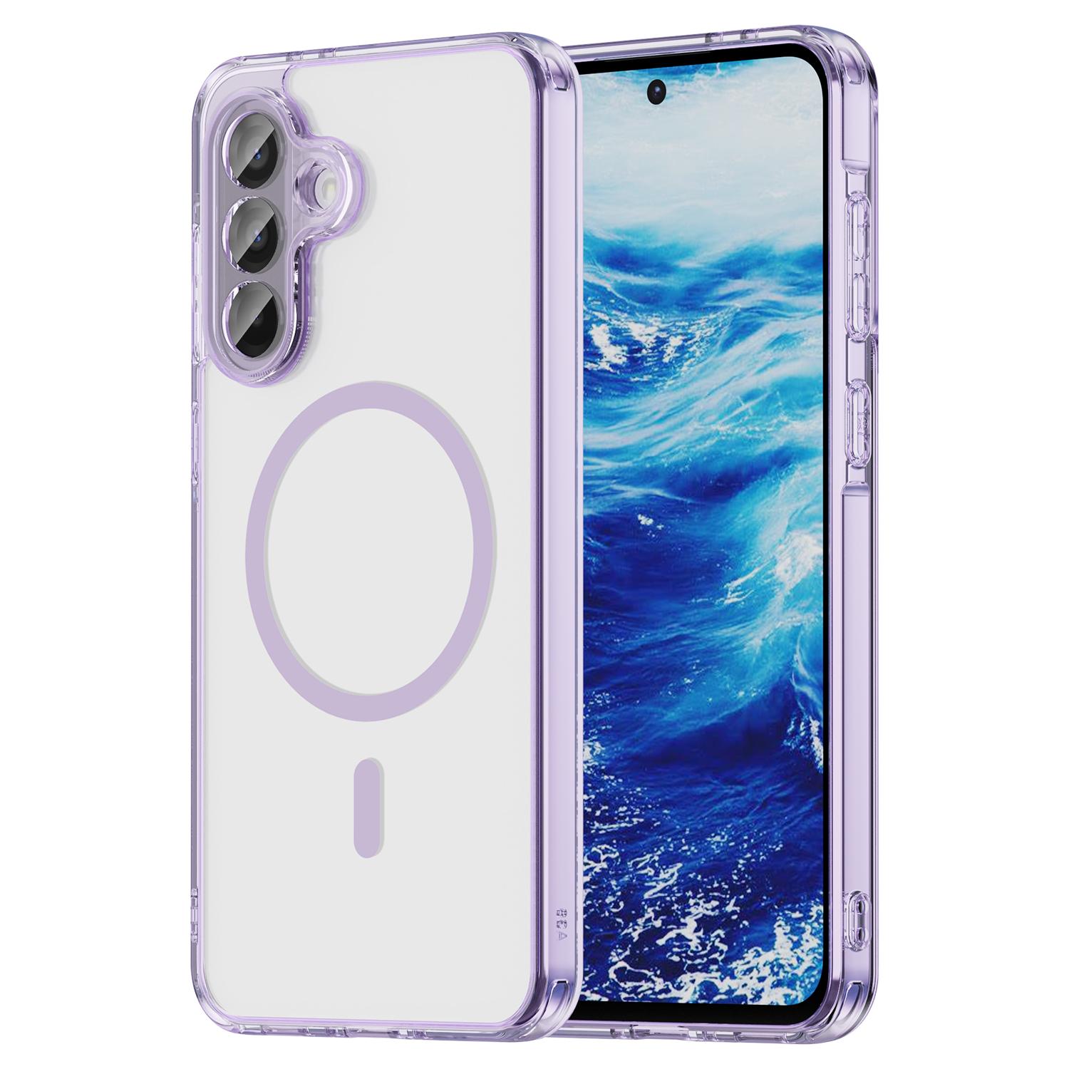

Samsung Galaxy A56 5G Clear Phone Case,Non-Yellowing Magnetic Phone Case for Samsung Galaxy A56 5G фіолетовий