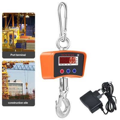 Electronic Hanging Scale 2200 Lbs/1000 Kg LED Rechargeable Digital Hanging Scale Electronic Crane Scale