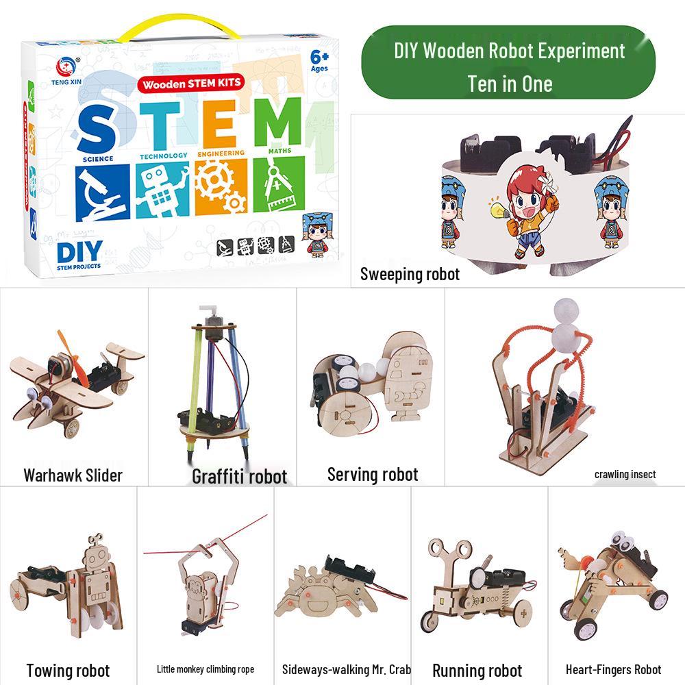 DIY Science Experiment Kit for Primary Students - Educational Puzzle Set
