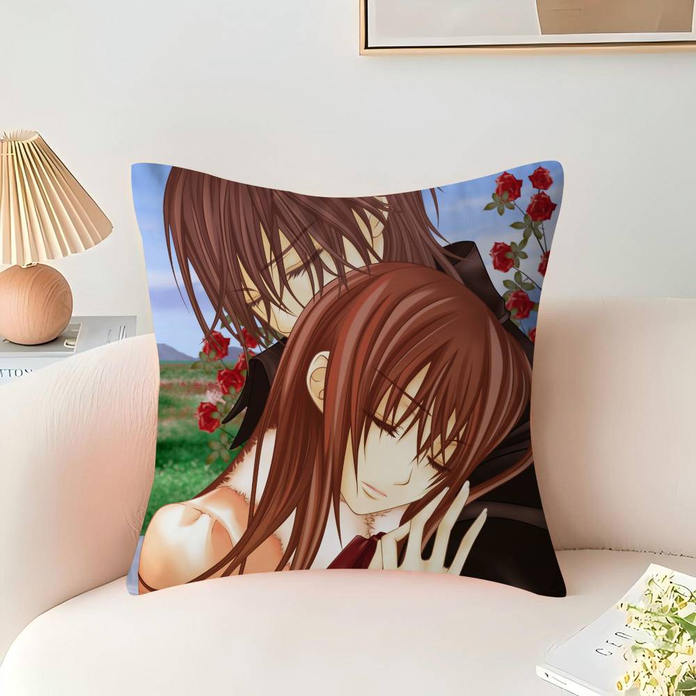 A-Animation V-Vampire Knight Cushion Cover Car Throw Pillow Case For Sofa Car Christmas Gift 40x40cm 45x45cm