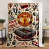 Manchester United Designed Flannel blanket for bedroom, living room, sofa, and nap
