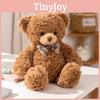 Delightful Claire Bear Large Plush Toy Deep Brown Teddy Bear For Snuggling Bliss