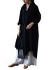 Andit Skipper Basic Long Sleeve Shirt Dress 2 Women's & (Size L, Black/Skipper)
