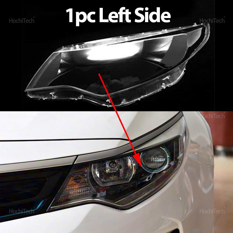For Kia K5 Optima JF 2015 2016 2017 2018 Headlight Cover Car Headlamp Lens Glass Replacement Front Lamp Shade Auto Shell