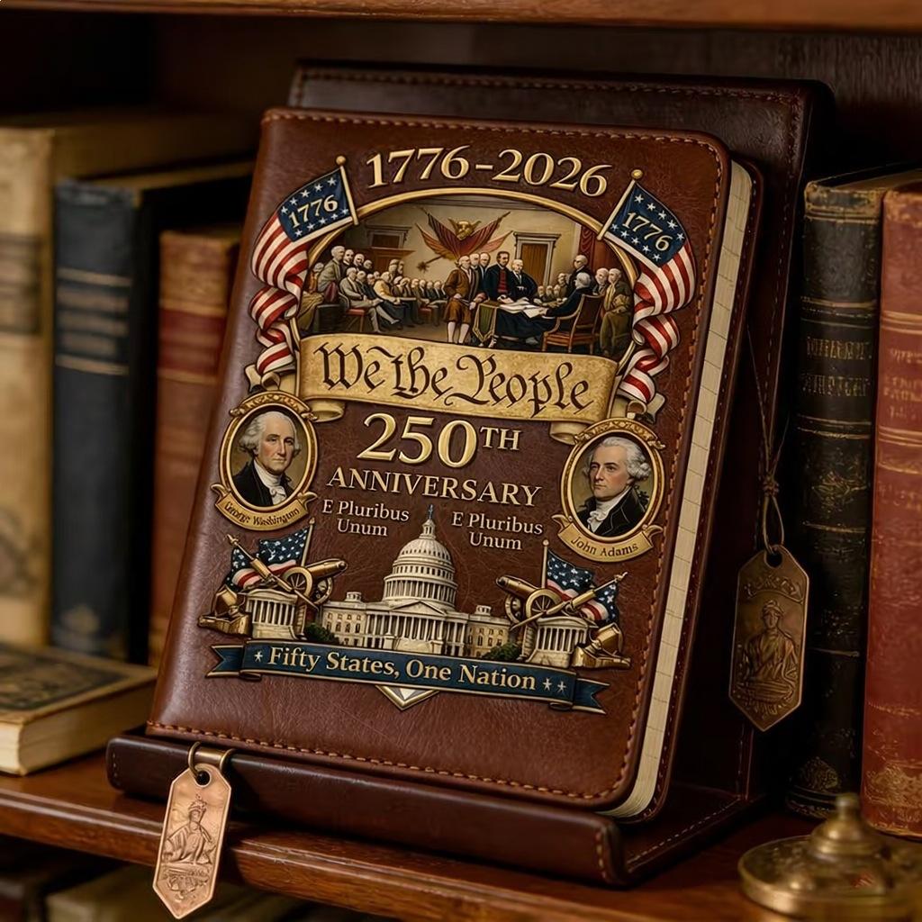 Памятный блокнот ко Дню независимости США one size