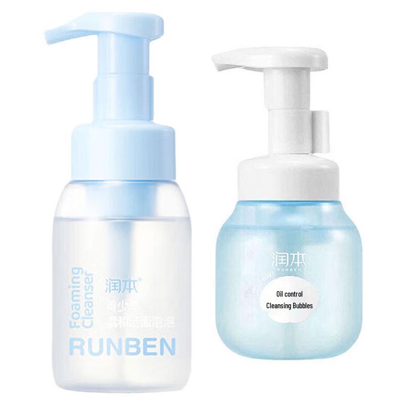 RUNBEN Youth Gentle & Oil Control Cleansing Foam Duo