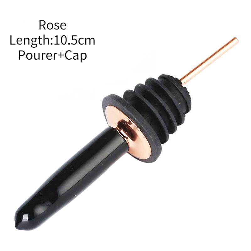 Wine Pourer With Lid Stainless Steel Alcohol Liquor Spouts Bottle Dispenser Wine Bottle Pourer Wine Accessories Bar Tools