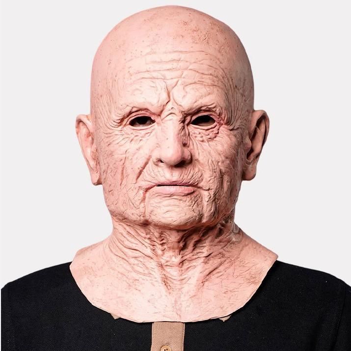Realistic old man latex mask