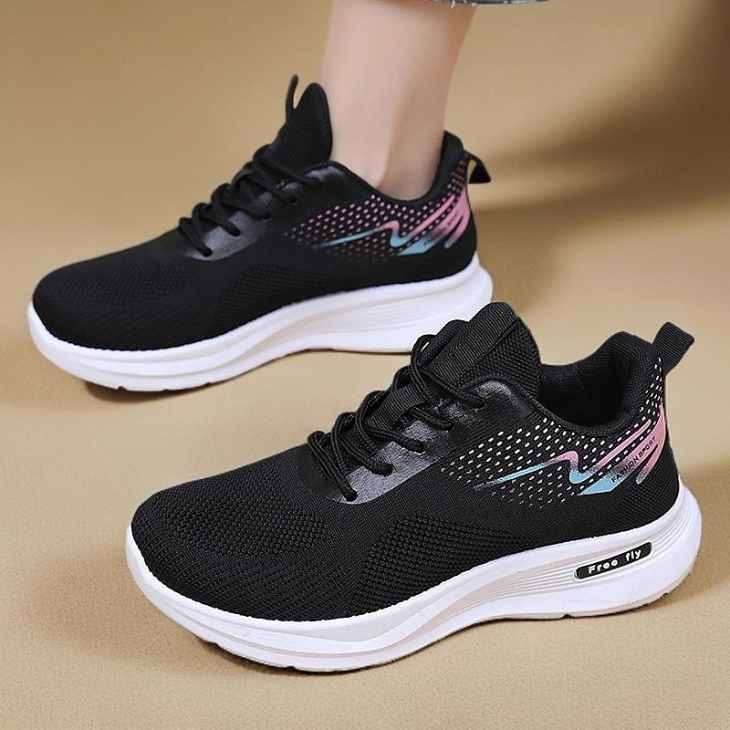 2025 Spring New Women's Shoes Sports Shoes Soft Sole Comfortable Breathable Mesh Running Shoes Women Sneakers Casual Shoes