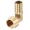 L-Shaped Barbel Elbow Hose Fitting, Barb Hose Fitting, Hose Barb Fitting, Elbow, Brass,