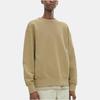 UNIQLO FW22 Solid Color Crew Neck Long Sleeve Sweatshirt Men sweatshirt Mustard 452189-49