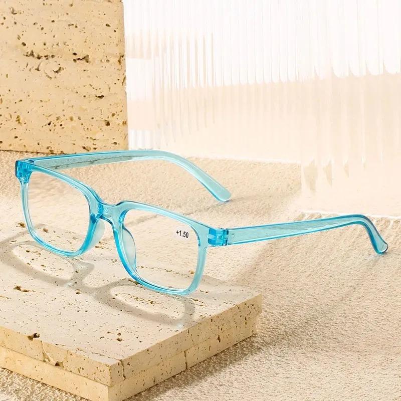 New Fashionable Transparent Reading Glasses Women Portable Presbyopic Glasse For Men And Women Lente De Lectura Para  Lente