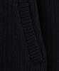 Satur Faro Half Neck Knit Zip-Up Navy