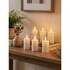Set of 6 Plastic Candle Lantern Battery Flameless Led Candle Cheap Safer Candles Party Holiday Event Perfect Decor