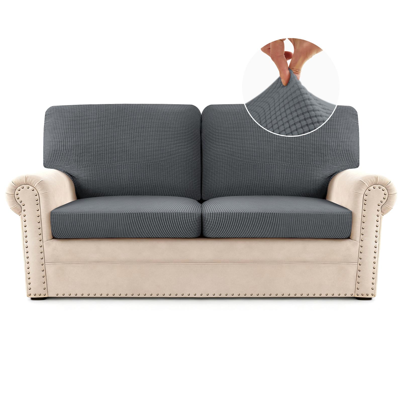 

Couch Covers L Shape Sectional Elastic Jacquard Sofa Cover Stretch Slipcovers 1/2/3/4 Seat Jacquard Sofa Seat Cushion Cover Back cover