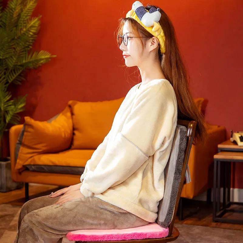 Heating Electric Warm Cushion Heating Cushion Office Chair Cushion Seat Cushion Fart Cushion Long Sitting Student Dormitory Warm Keeping Articles