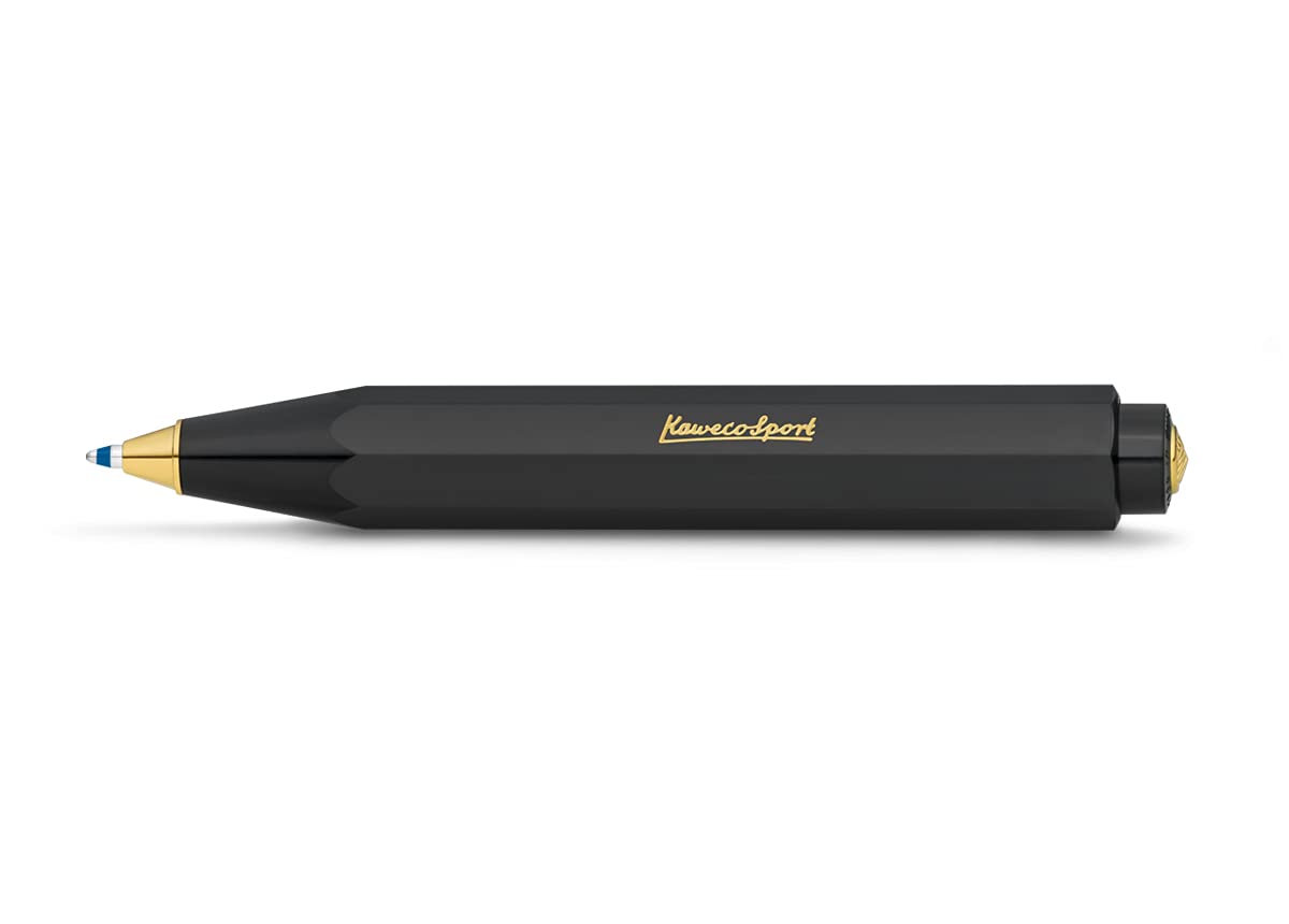 Kaweco Classic Sport Ballpoint Black Genuine Imported Product Pen, (CSBP-BK),