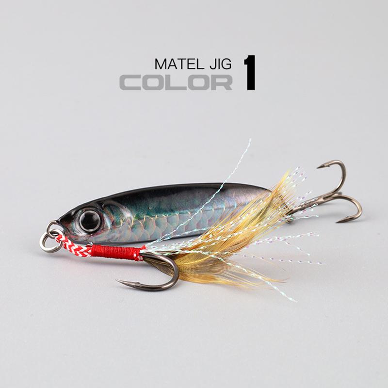 Micro Metal Jig 7G 10G 15G 20G 25G 30G Shore Casting Jigging Lure Shore Casting Saltwater  Fishing Lure Bit Artificial Bait
